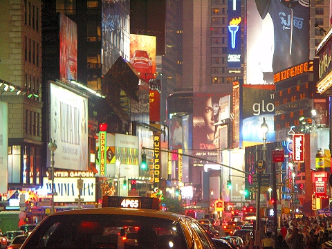 new york times square night. NY- Times Square Night Shots